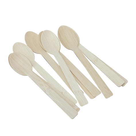 Eco Friendly Cooking Utensils Set Disposable Bamboo Knife Fork Spoon