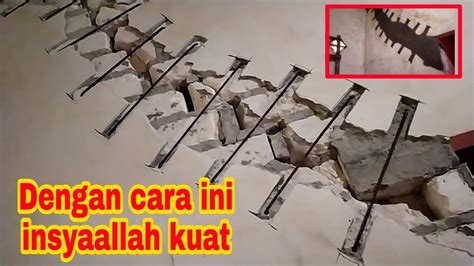 Perbaiki Dinding Retak Parah Dengan Cara Menjahit Oraajichanel Youtube