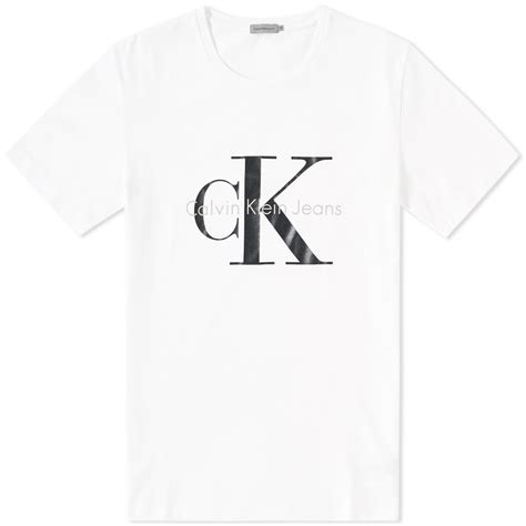 Calvin Klein Ck Reissue Tee Bright White End Gb