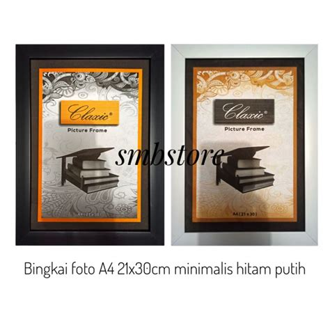 Jual Bingkai Frame Figura Pigura Pigora Foto A X Cm Hitam Putih