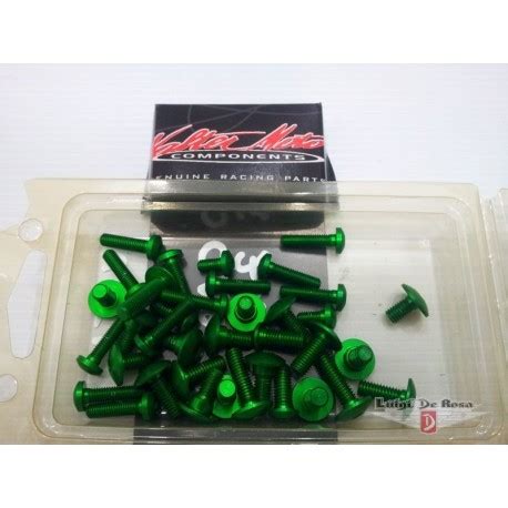 Kit Viti Carene Verdi Kawasaki Zx R Ergal Titanio