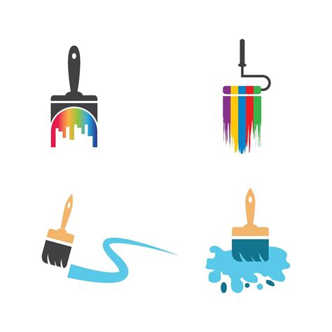 Paintbrush Logo Images Illustration 2084903 Vector Art At Vecteezy