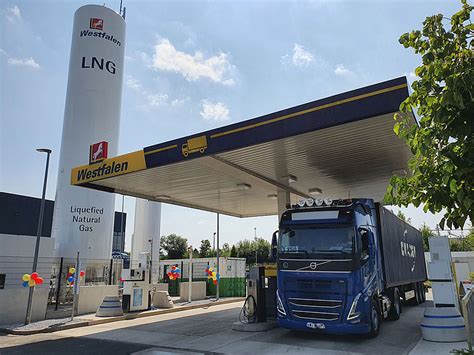 Westfalen Neue Lng Tankstelle Er Ffnet Fl Ssiggas Magazin