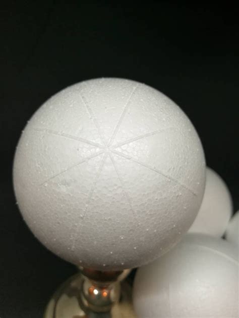 Marked Styrofoam Balls In Sets Of Six Etsy