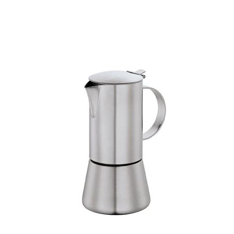 Cilio Espresso Maker Aida Satin Finish INDUCTION