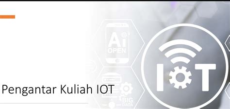 Materi Yang Perlu Disampaikan Dalam Mata Kuliah IoT Blog Jarkom Dan