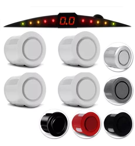 Sensor Estacionamento 4 Pontos Universal Display Led Cores Frete grátis