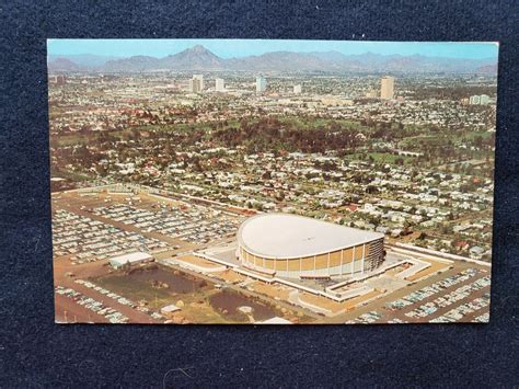 Veterans Memorial Coliseum Phoenix Arizona Az Postcard 1960s Ebay