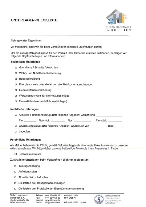 Checkliste für den Verkauf Ihrer Immobilie kostenlos downloaden