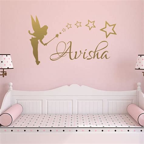 jifu 1 calcomanía de pared con nombre personalizado estilo caligrafía