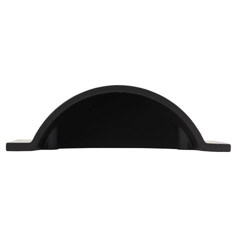 Crofts And Assinder Monmouth Square Cabinet Cup Handle 64mm Centres Matt Black