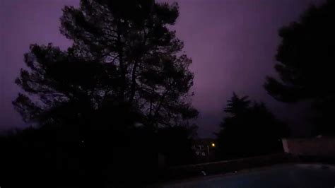 L Orage Violent Dans La Nuit Du Au Septembre Saint Ambroix