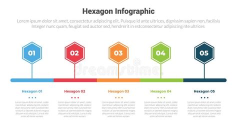 Hexagon Or Hexagonal Honeycombs Shape Infographics Template Diagram