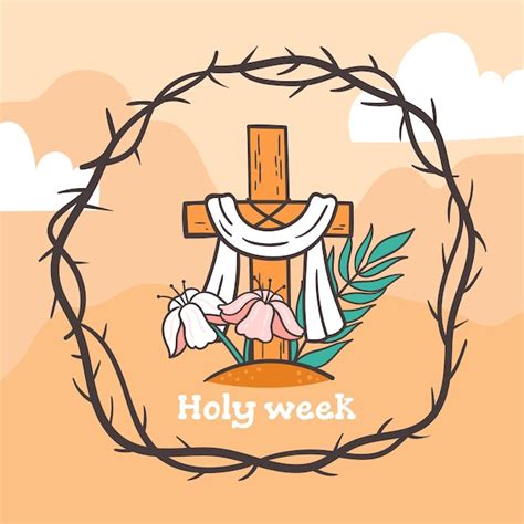 Holy Week Vectors And Illustrations For Free Download Freepik