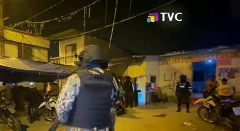 Ejecutan Megaoperativo En Cuatro Barrios De Machala Tvc