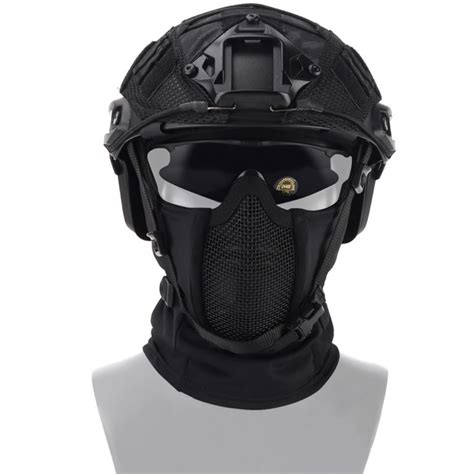 AIRSOFTPEAK Tactical Full Face Mask Hunting Headgear Balaclava Mesh