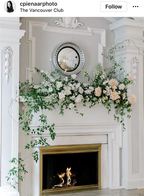 Mantel Floral Arrangements Modern Wedding Flowers Arrangements Mantel