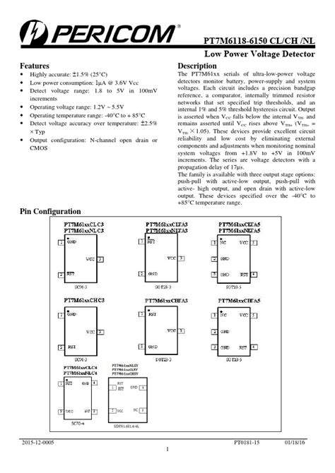 Pt7m6144 Datasheet Pdf Pericom Semiconductor Corporation