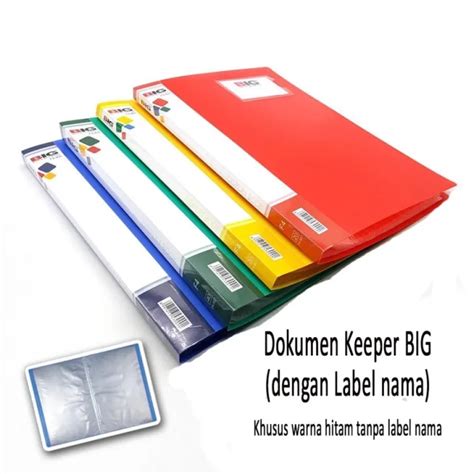 Clear Holder Isi 20 Lembar F4 Document Keeper Display Book Folio BIG