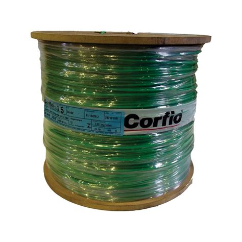 Cabo Flex Vel Bobina Mm Verde Corfio C Cmc Rcio E