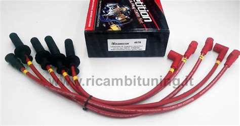 Magnecor Cavi Candele Rossi In Silicone Kv Lancia Delta Integrale