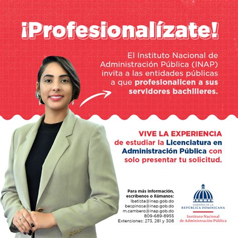 Inap Inicia Convocatoria Del Programa Profesionalízate” Dirigido A