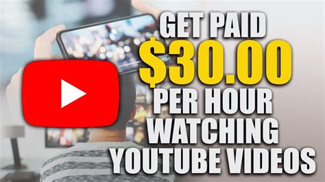 Get Paid Per Hour Watching Youtube Videos Earn Money Watching