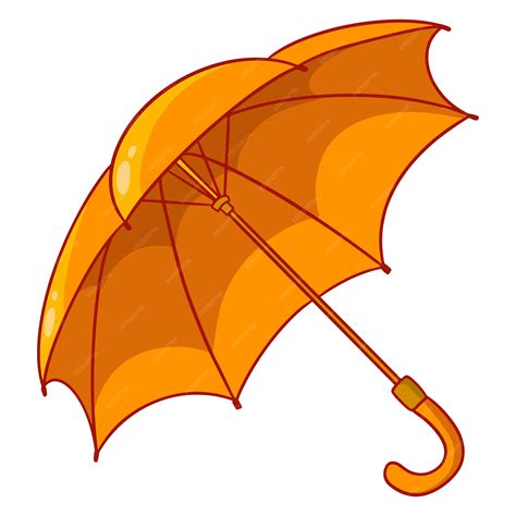 rain umbrella cartoon
