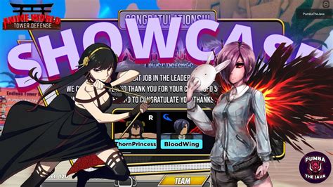 Showcase Leaderboard Units Yor E Touka Lv Anime World Tower