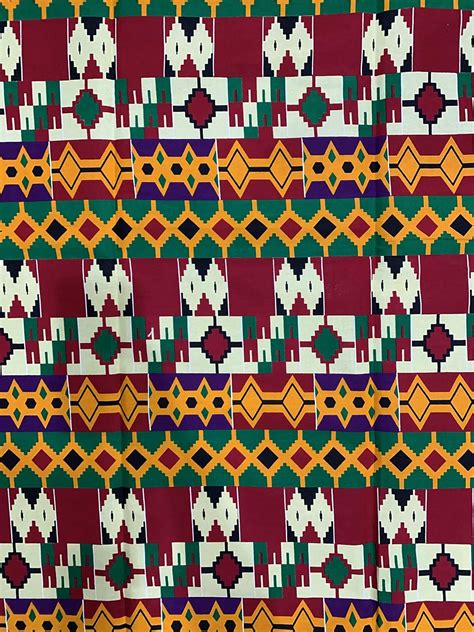 Buy Kente Fabric Yard Kente African Fabric By The Yard Cotton