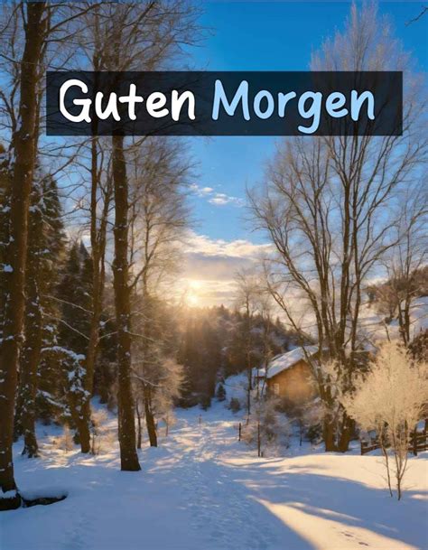 Guten Morgen Winter Bilder Kostenlos Foto