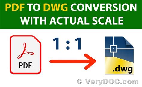 Transform Your PDF Drawings Into Editable DWG Files With VeryDOC PDF To