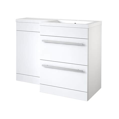 K VIT Matrix 1100mm RH Furniture Pack White Gloss Build Plumb