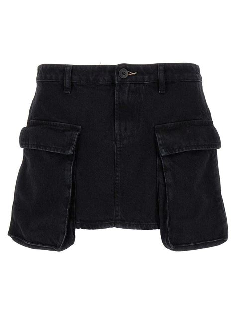 Buy 3x1 Cargo Mini Skirt Black At 33 Off Editorialist