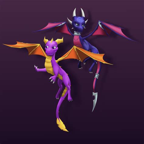 vector spyro  cynder  sharontd  deviantart