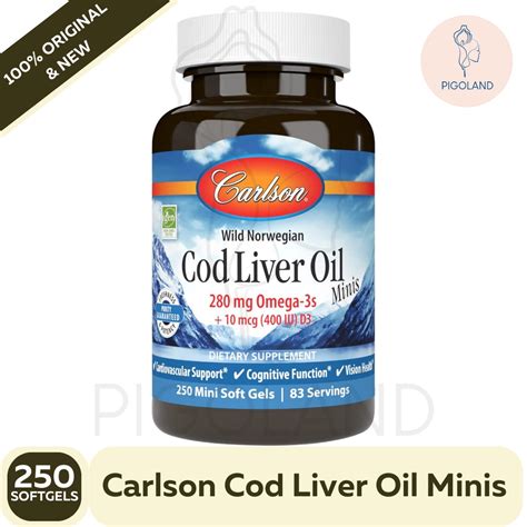 Jual Carlson Cod Liver Oil Omega Fish Oil Minyak Ikan Brain Development