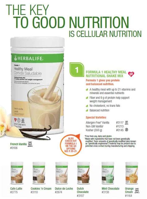 Herbalife Products Discover The Power Of Good Nutrition