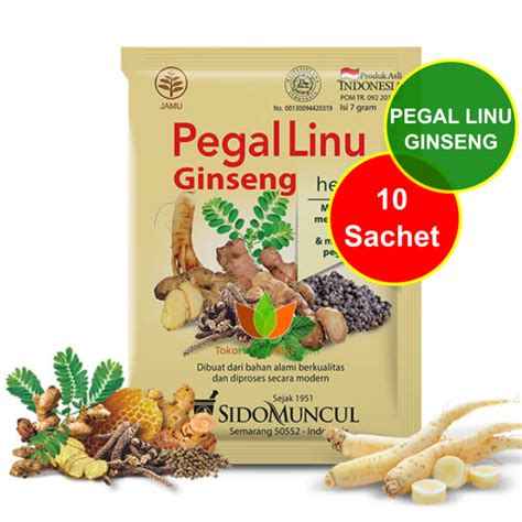 Sidomuncul Jamu Pegal Linu Ginseng Sachet Obat Herbal Lelah Letih