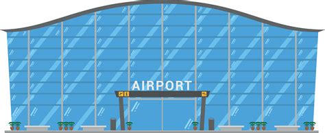 Cute cartoon illustration of an airport 43857965 Vector Art at Vecteezy