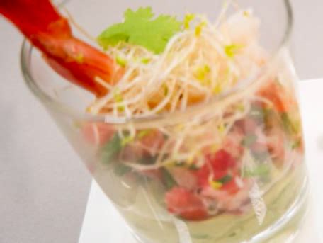 Recette Verrine De Crabe Nautilus Crevettes Et Avocats Contenu