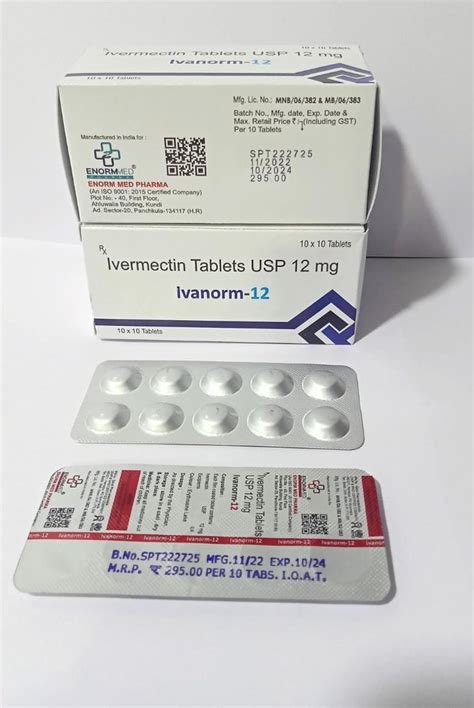 Ivermectin 12mg Tablets At Rs 175 Strip Of 10 Tablets Iverheal 6 In