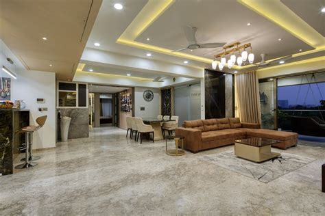 This 4 BHK Apartment Interior Design Is Luxurious and Functional ...