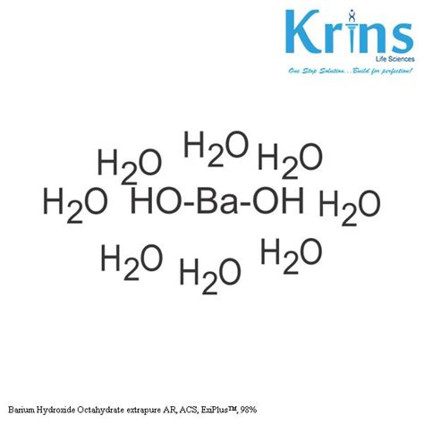 Barium Hydroxide Octahydrate Extrapure Ar Acs Exiplus Krins