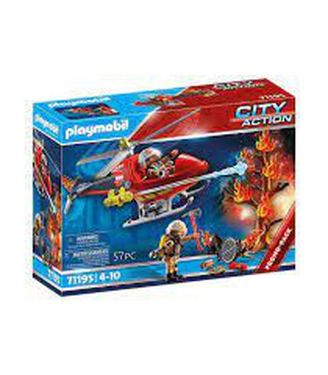 Helicóptero De Bomberos Playmobil DonDino juguetes