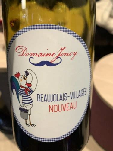 Domaine Joncy Beaujolais Villages Nouveau Vivino France