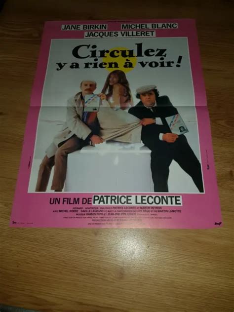 Affiche De Cinema D Poque Du Film Circulez Y A Rien A Voir De