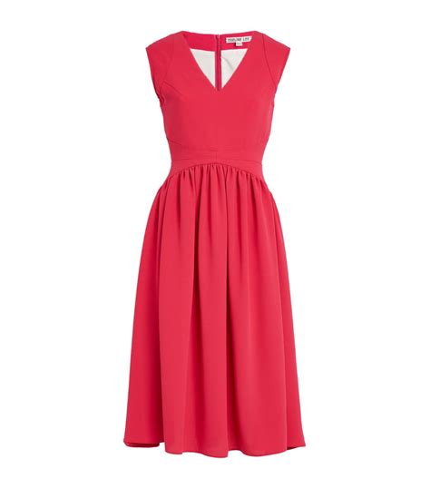 Womens Edeline Lee Pink Roman Midi Dress Harrods CountryCode