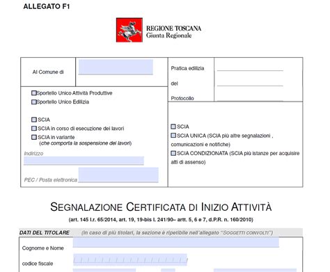 Modulistica Edilizia Regione Toscana