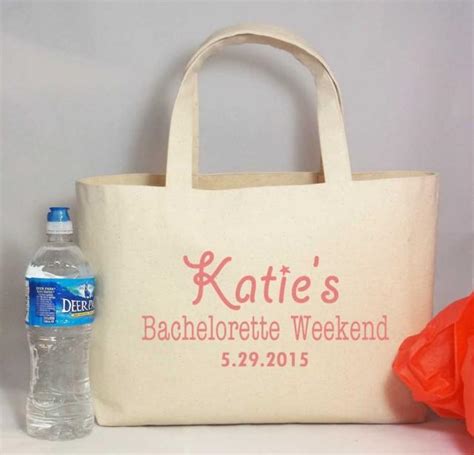 Bachelorette Weekend Personalized Beach Bag Tote Gift Bag Overnight