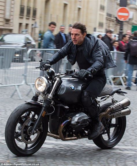 Tom Cruise 54 Films On Motorcycle For Mission Impossible 6 Bike Bmw